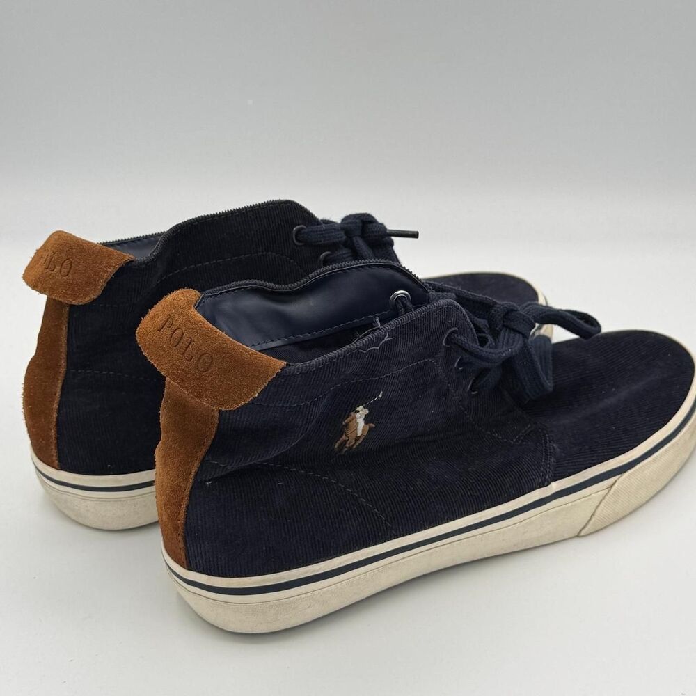 Polo-ralph-lauren Men's Blue and Brown Trainers